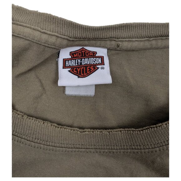 Harley Davidson Heart of Dixie Pelham Alabama Shirt Distressed - Picture 6 of 11